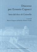 Discorso letto per l'inaugurazione del monumento sepolcrale di Ernesto Capocci dal prof. Pasquale de