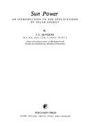 Copertina  Sun Power ; An introduction to the applications of solar energy