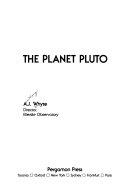 Copertina  The planet Pluto