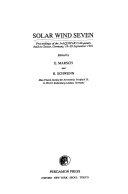 Copertina  Solar wind seven : Proceedings of the 3rd COSPAR Colloquium held in Goslar, Germany, 16-20 September 1991
