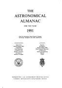 Copertina  The astronomical almanac for the year 1991 : Data for astronomy, space sciences, geodesy, surveying, navigation and other applications