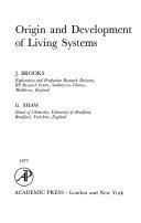 Copertina  Origin and development of living systems