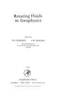 Copertina  Rotating fluids in geophysics
