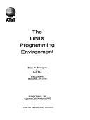 Copertina  The Unix programming environment