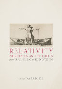Copertina  Relativity principles and theories from Galileo to Einstein