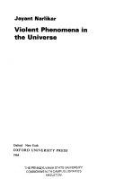 Copertina  Violent phenomena in the universe