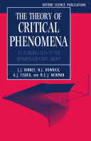 Copertina  The theory of critical phenomena : an introduction to the renormalization group