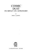 Copertina  Cosmic dust : its impact on astronomy