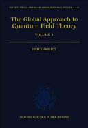 Copertina  Vol. 1:  The Global approach to quantum field theory