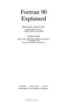 Copertina  Fortran 90 explained