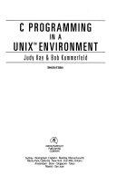 Copertina  C programming in a UNIX environment