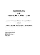 Copertina  Electrography and astronomical application : Conference, Austin, March 11-12, 1974