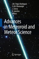 Copertina  Advances in Meteoroid and Meteor Science