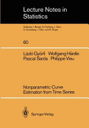 Copertina  Nonparametric curve estimation from time series