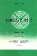 Copertina  Progress in Optics, vol.18