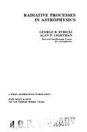 Copertina  Radiative processes in astrophysics
