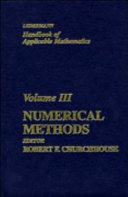 Copertina  Vol. 3: Numerical methods