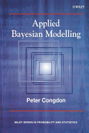 Copertina  Applied Bayesian modelling