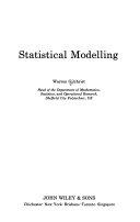 Copertina  Statistical modelling