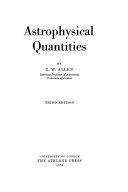 Copertina  Astrophysical Quantities