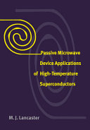 Copertina  Passive microwave device applications of high-temperature superconductors
