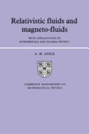 Copertina  Relativistic Fluids and magneto-fluids