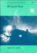Copertina  RR Lyrae stars