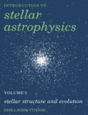 Copertina  Vol. 3: Stellar structure and evolution