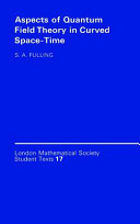 Copertina  Aspects of Quantum field theory in curved space-time