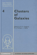 Copertina  Clusters of galaxies : Proceedings of the clusters of galaxies meeting, Baltimore 1989 May 15-17