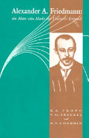 Copertina  Alexander A. Friedmann: the man who made the universe expand