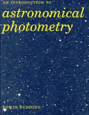 Copertina  An introduction to astronomical photometry