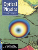 Copertina  Optical physics
