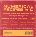 Copertina  Numerical recipes in C Diskette v.2.02 : The Art of Scientific Computing