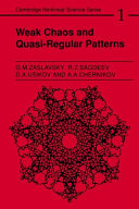 Copertina  Weak chaos and quasi-regular patterns