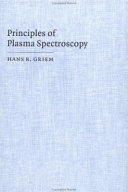 Copertina  Principles of plasma spectroscopy