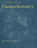 Copertina  An Introduction to cosmochemistry