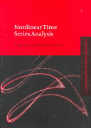 Copertina  Nonlinear time series analysis