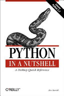 Copertina  Python in a nutshell
