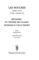 Copertina  Methods in field theory : Les Houches session XXVIII, 28 Juillet-6 Septembre 1975