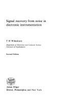Copertina  Signal recovery from noise in electronic instrumentation