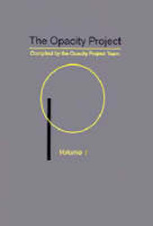 Copertina  {The opacity project} Vol. 1