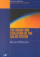Copertina  The origin and evolution of the solar system
