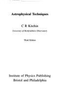 Copertina  Astrophysical techniques