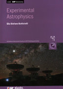 Copertina  Experimental astrophysics