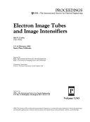 Copertina  Electron image tubes and image intensifiers