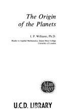 Copertina  The origin of the planets