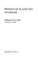 Copertina  Physics of planetary interiors