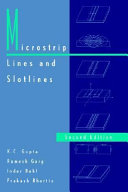 Copertina  Microstrip lines and slotlines