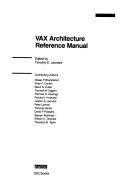 Copertina  VAX architecture reference manual
